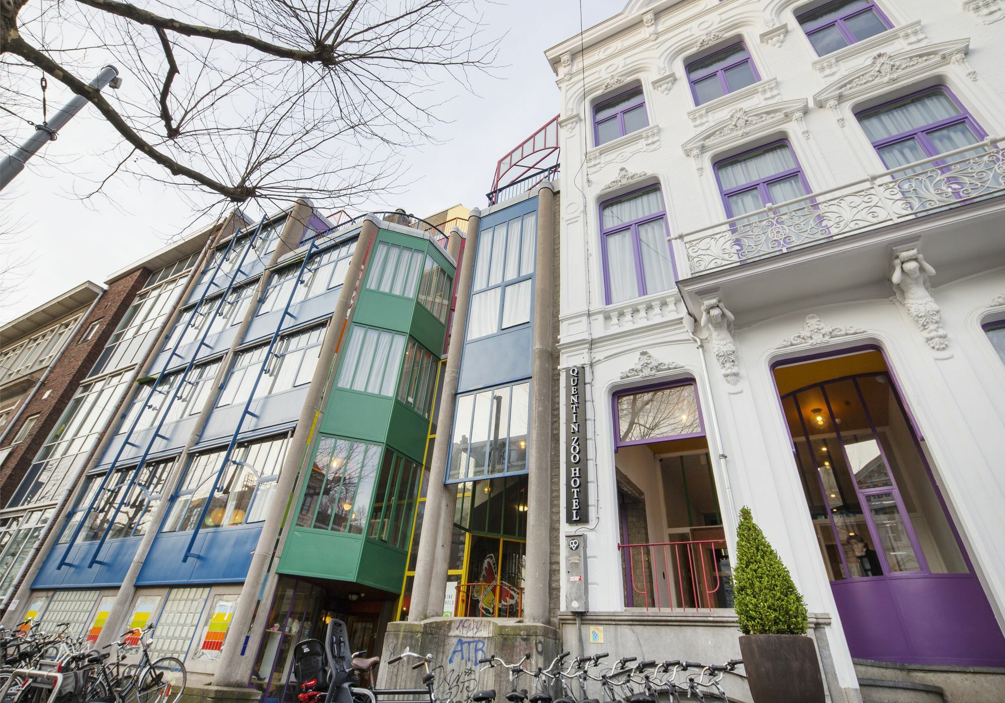 Quentin Zoo Hotel Amsterdam Eksteriør bilde